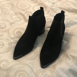 Marc Fisher Yale Black Suede Boot - Size 6